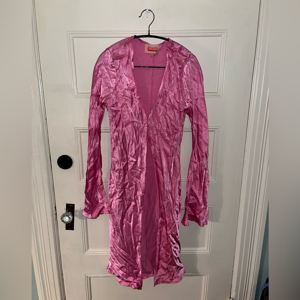 Rezek Dion Top In Hot Pink Size Small